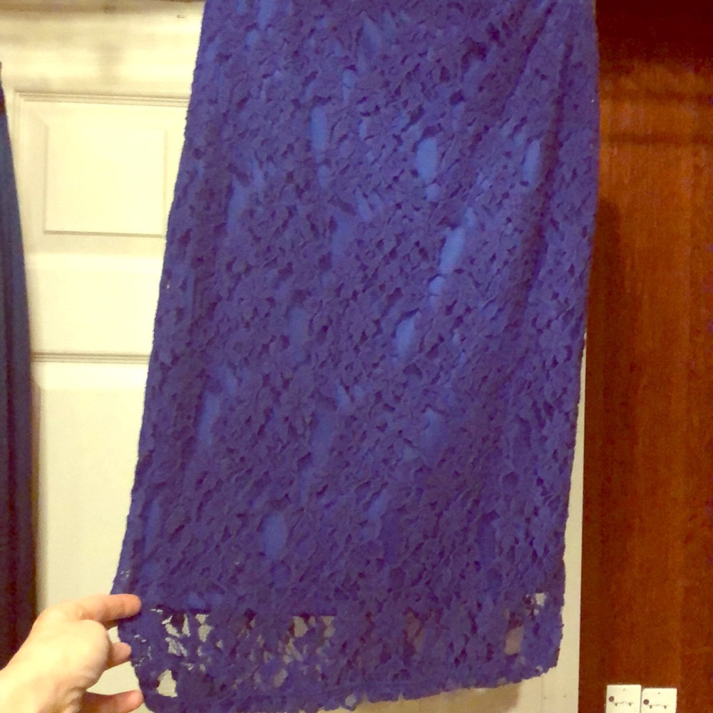 Blue lace pencil